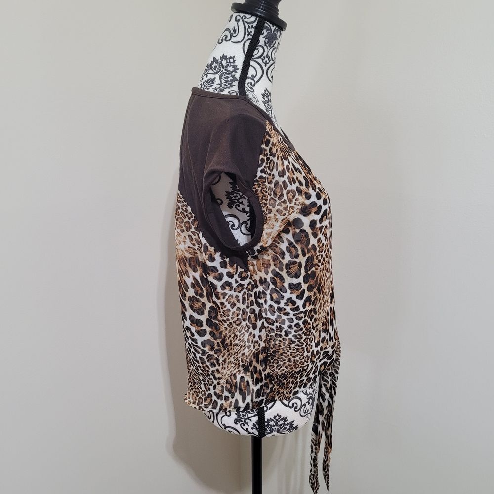 Leopard Print‎ Women's Top - Picture 2 of 6